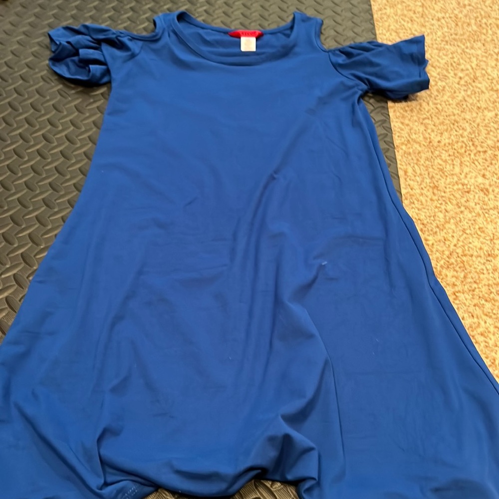 Super cute open shoulder girls dress super cute